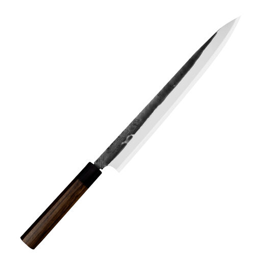 Hideo Kitaoka Shirogami Black Nóż Oktagon Yanagi 30cm